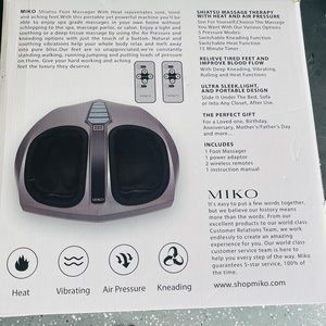 Miko heated foot massager